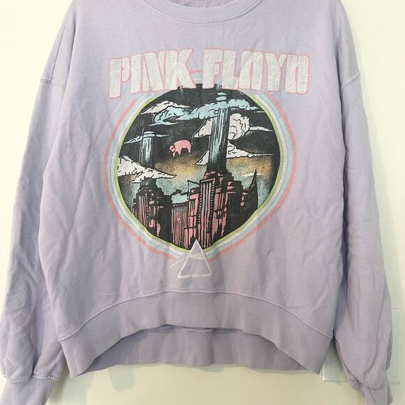 Daydreamer Pink Floyd Animals Tour 1977 French Terry Sweatshirt in Lilac Haze S - Picture 2 of 7